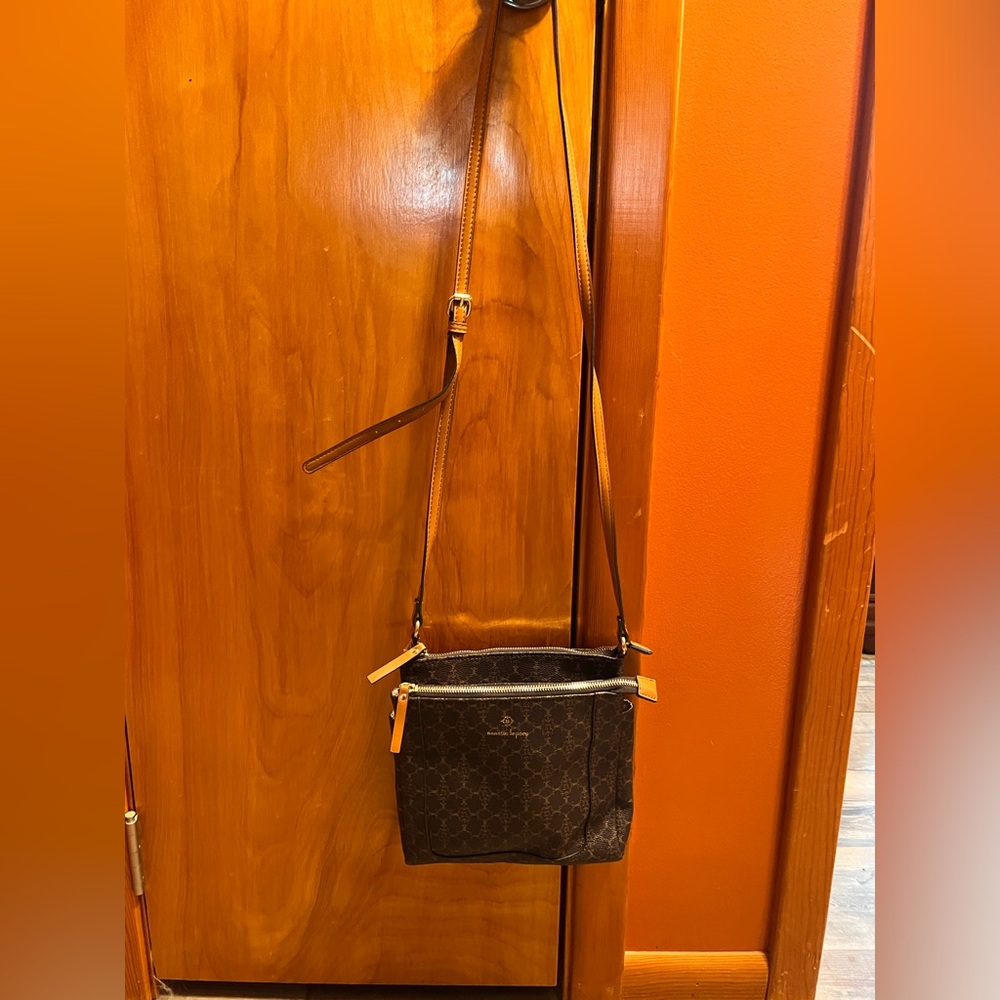 Nanette Lepore Brown Crossbody Bag with Structured Design